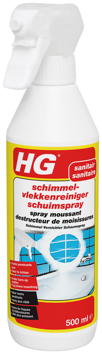 HG SPRAY MOUSSANT DESTRUCTEUR DE MOISISSURES 500ML