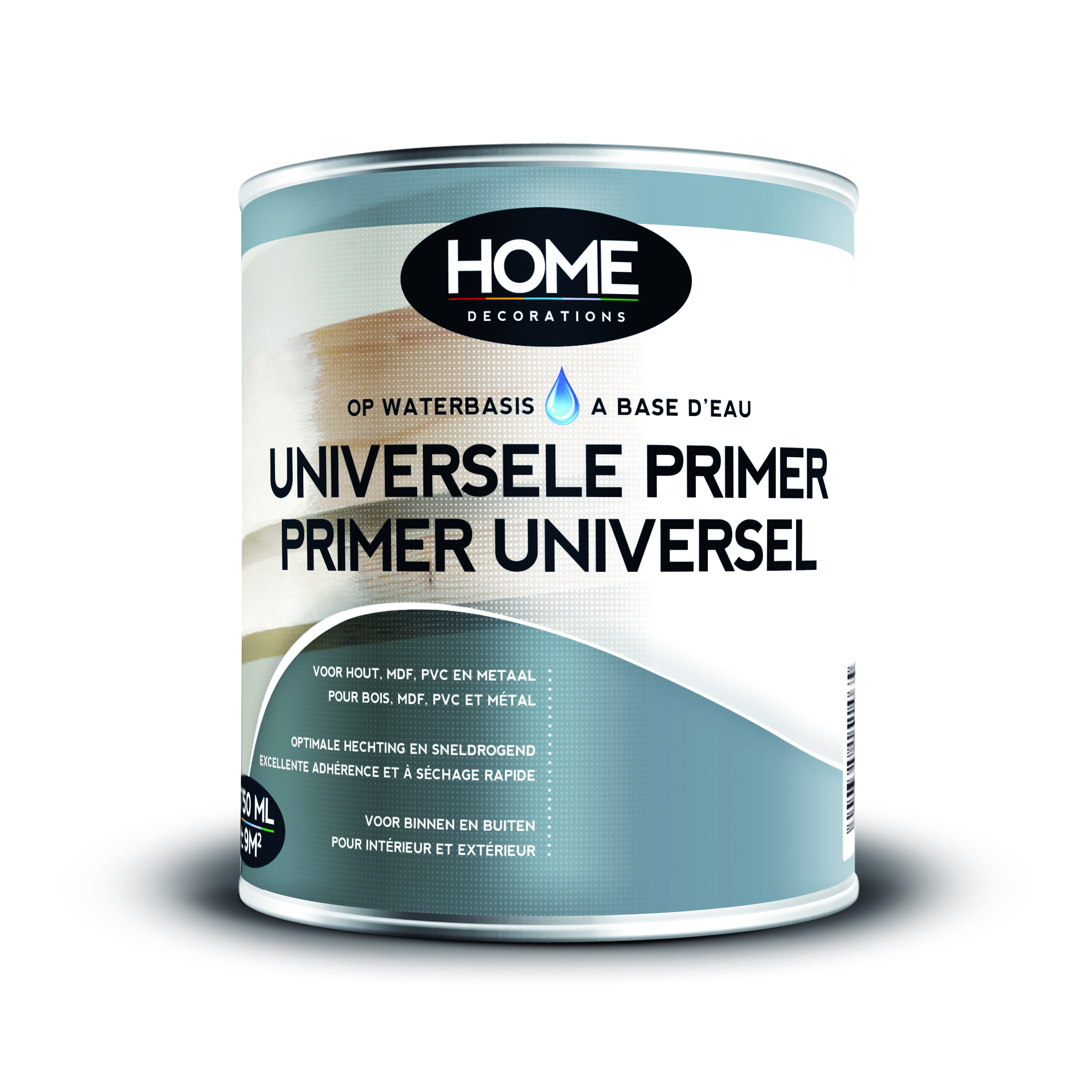 UNIVERSELE PRIMER OP WATERBASIS WIT 250ML