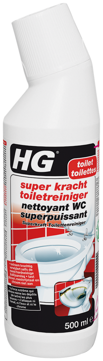 HG SUPER KRACHT TOILETREINIGER 500ML