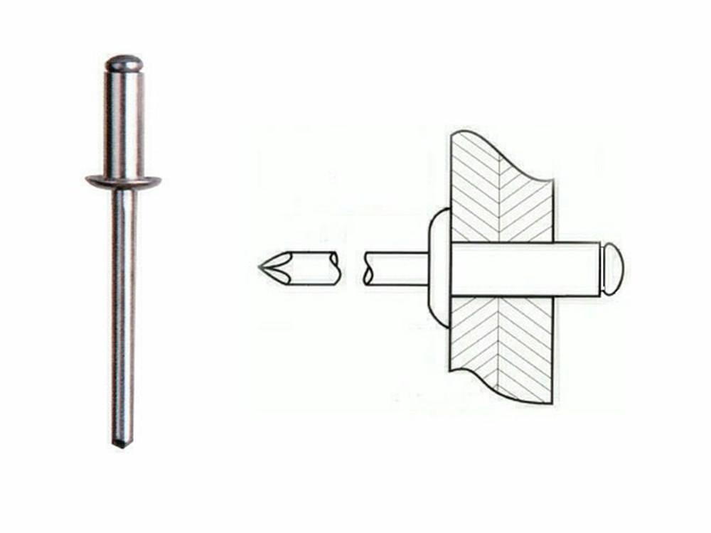 Klinknagel Rvs 4.0x8.5