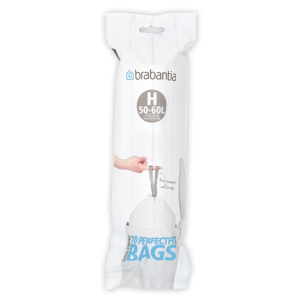 AFVALZAKKEN 50-60L PERFECTFIT STRING (H) WIT