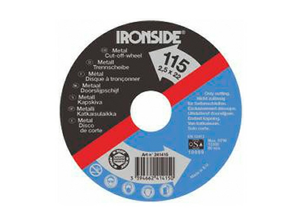 Snijschijf Voor Metaal 115x2,5x22mm