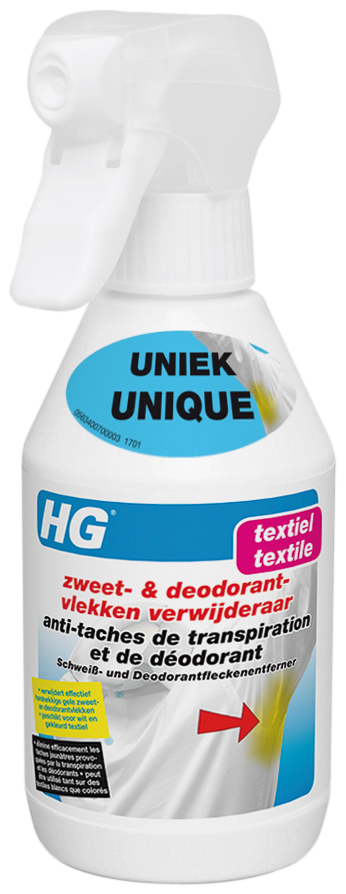 Hg Zweet- &  Deodorantvlekken Verwijderaar 250ml
