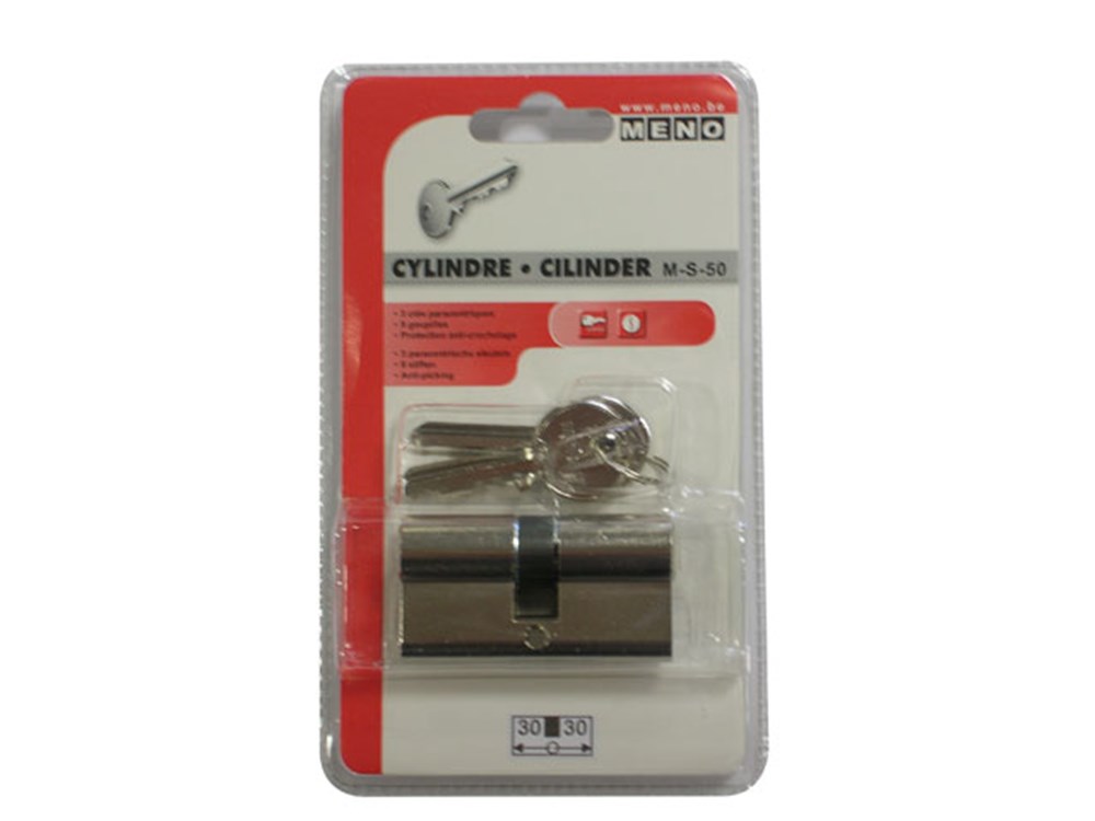 Cilinder M-s-50 30x55 (onder Blister)