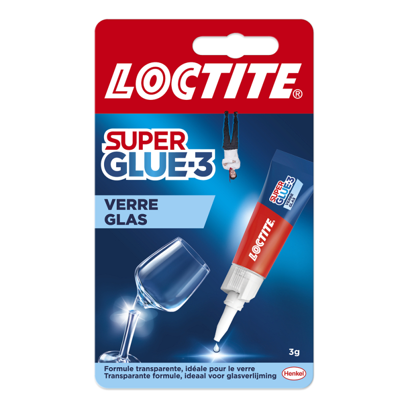 SECONDELIJM LOCTITE SUPERGLUE-3 GLASS 3G