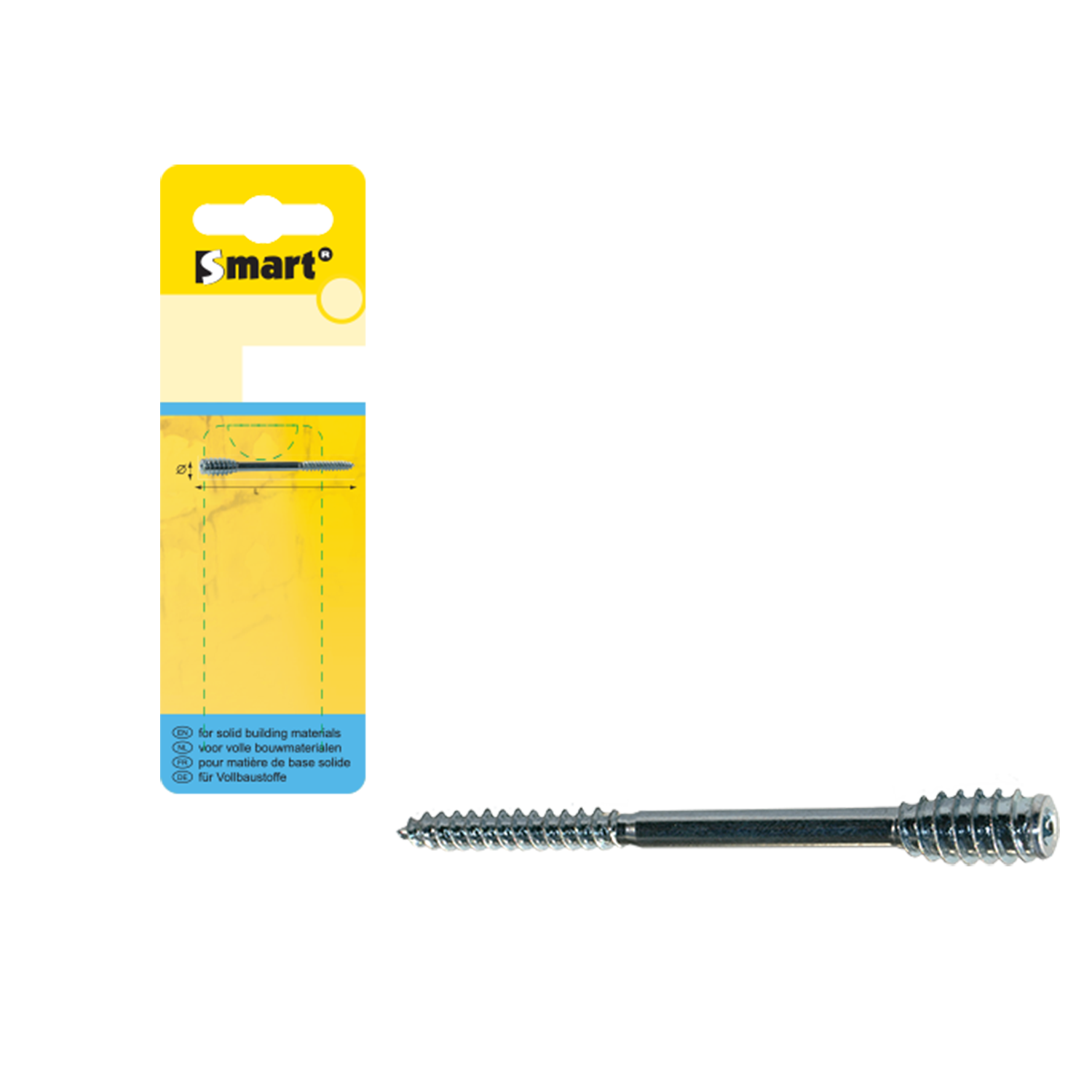 Afstandschroef T-drive ø6,00x80 Zn