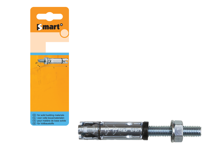 Smart Cheville à Exp.+tige M10x20x90 Zn