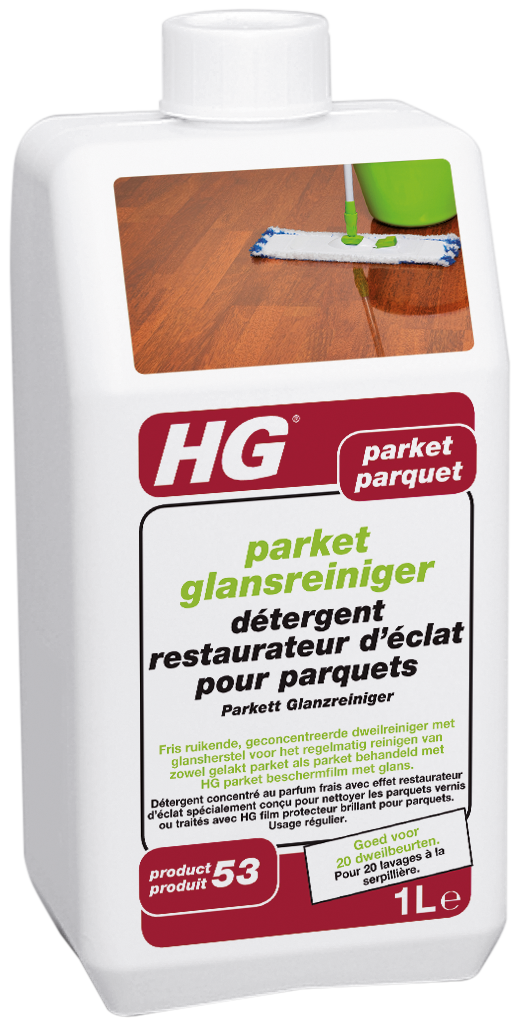 Hg Détergent Restaurateur D'éclat Pour Parquets 1l