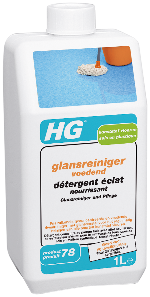 Hg Sols & Plastique Détergent éclat Nourrissant 1l
