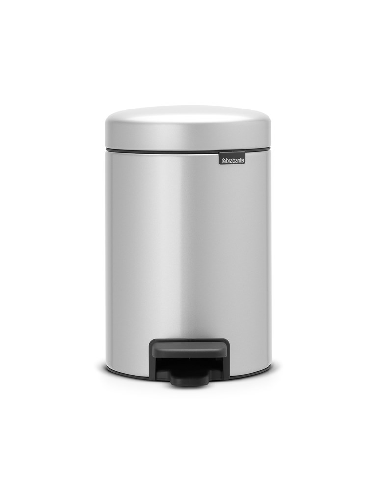 PEDAALEMMER NEWICON 3L METALLIC GRIJS