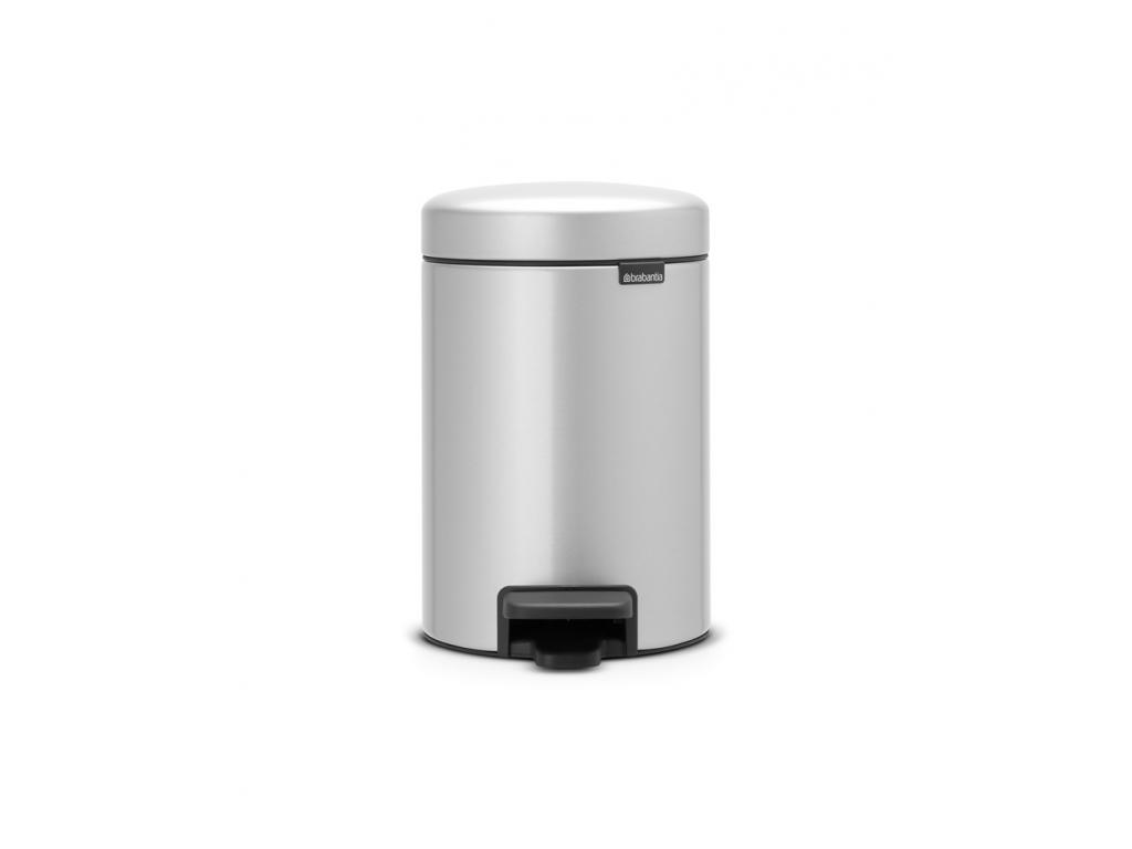 PEDAALEMMER NEWICON 3L METALLIC GRIJS